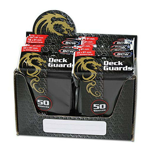 500 BCW Standard Gaming Card Gray Deck Guards MTG Pokemon Double Matte Sleeves for sale online